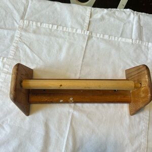 Vintage Cornwall USA Wooden Paper Towel Holder (wall mounted)